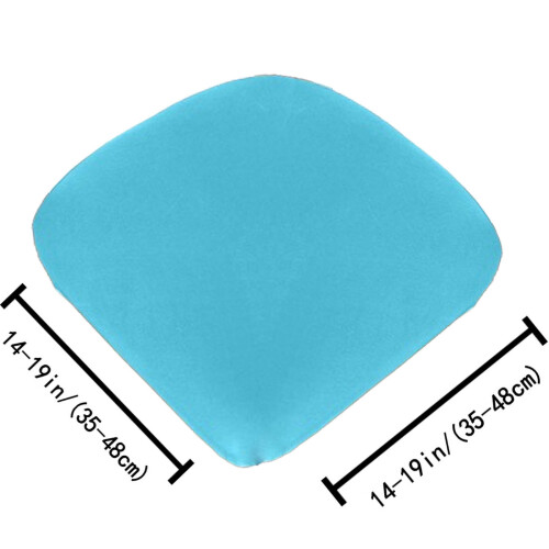 Brushed Elastic Chair Covers, Slip-Proof Seat Covers, Set 2