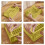 Foldable Plastic Storage Basket 12 x 8 x 5 Inch Yellow 4