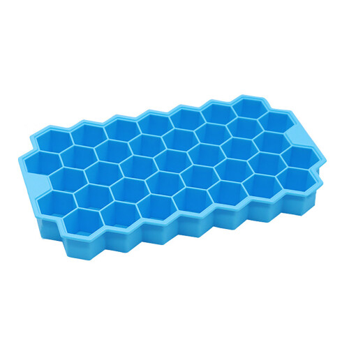 Silikon-Eiswürfelform mit luftdichtem Deckel, 37 Fächer