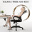 Εργονομική καρέκλα γραφείου με πλάτη από πλέγμα και περιστροφή 360 3