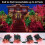 Red 100 LED Christmas String Lights 33ft Indoor Outdoor 2