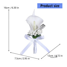 Corsage Boutonnieres for Wedding Decorations Wedding-Purple