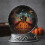 Lanterna de Halloween LED com 4 designs - ABS vintage 2