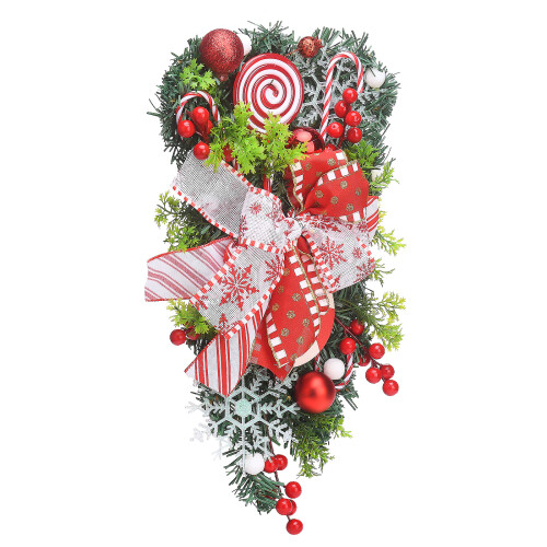 PVC Upside Down Christmas Tree50x30cm 1