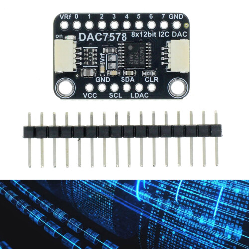 DAC7578 Open Source 12-bits I2C-module Digitaal naar analoog 1