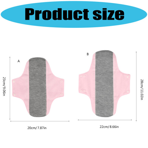Wiederverwendbare Menstruationseinlage, Inkontinenzeinlage,-23cm 2