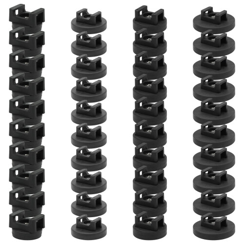Magnetic Holders & 20 Zip Tie for Cable Reduction on-Base 31mm 2