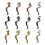 Iron Christmas Stocking Hooks – Copper, Black, Bronze (10 7
