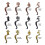 Iron Christmas Stocking Hooks – Copper, Black, Bronze (10 6