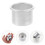 50 Pack Aluminum Candle Insert Cups Silver 4