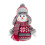 Snowman Plush Christmas Ornament 23cm 1