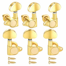 6Pcs Metall Gitarre Tuning Pegs Zink-legierung Gitarre-90 Grad