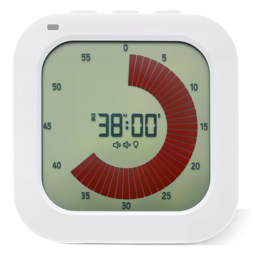 Visueller Countdown-Timer 60 Minuten mit 3 Alarmmodi