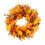 Harvest Wreath45cm Multicolor Cloth Foam Rattan 1