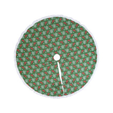 Cloth Christmas Tree Skirt110cm Red or Green