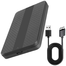 Draagbare 2,5 inch SATA harde schijfbehuizing voor SSD's-USB3.0