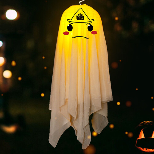 Gallickan 21" Light-Up Hanging Ghost Decoration