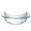 White Heat-Resistant Glass Bowl 0.65L 1