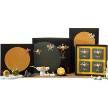 Stevige papieren geschenkdoosjes voor maancakes – verkrijgbaar in 4, 6 en 8 vakjes.