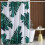 Banana Leaf Shower Curtain 100% Polyester 72x72 in 1