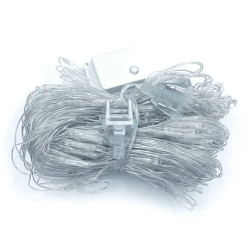 96-LED Warm White PVC Net Lights1.5x1.5m