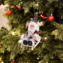 Nordic Santa Plush Ornament 7x14x18cm