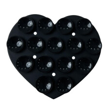 Heart-Shaped Double-Sided Silicone Phone Holder
