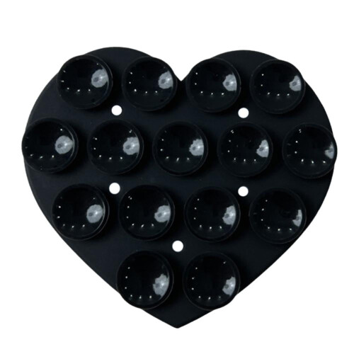 Heart-Shaped Double-Sided Silicone Phone Holder