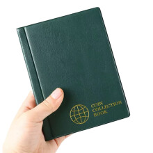 120 Pocket Coin Organizers Binder For Long Time-Green