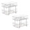 2-Tier Slide-Out Acrylic Drawer Organizer with Movable 1