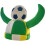Football & Bull Head Hat - Polyester, One Size 1