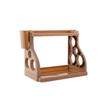 Double Layer Plastic Spice Rack40x25x31cm