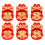 Rabbit Year Red Envelopes6-Pack17x9cm13x11cm18x9cm 1