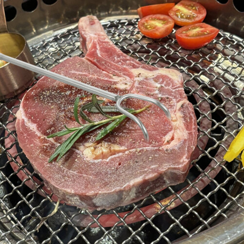 Stainless Steel Meat Hook with Ergonomic Handle