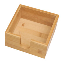 Bambus-Taschentuchbox, 14 x 14 x 7 cm