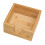 Bamboe tissuebox 14x14x7cm 1
