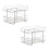 2-Tier Slide-Out Acrylic Drawer Organizer with Movable 1