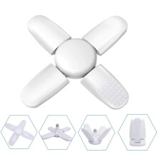 60W LED Garage Light E27/E26 with 4 Adjustable Panels