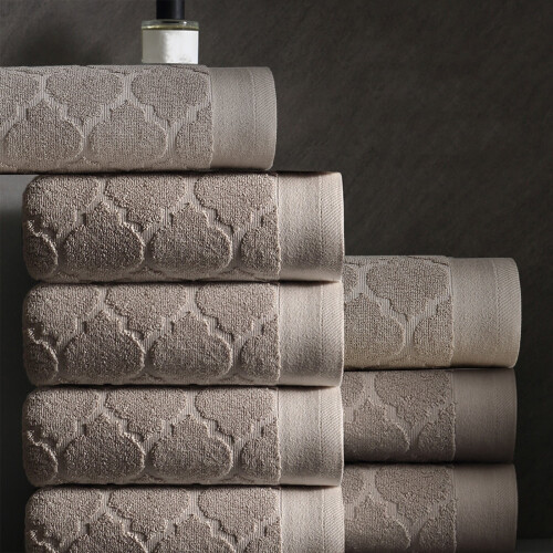 Ensemble de 4 serviettes de bain en coton épais, doux et absorbants
