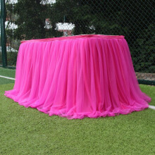 Tulle Table Skirt 100 x 75 cm – Nylon Mesh Wedding