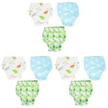 9Stk Robuste Elastische Baby Schwimmhose Waschbar Mehrfarbig