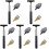 5Pcs Black Car Squeegee for Window Cleaning with Comfortable Handle 1