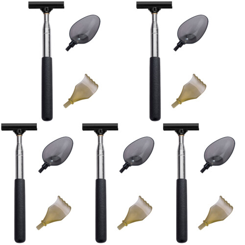 5Pcs Black Car Squeegee for Window Cleaning with Comfortable Handle