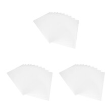 30Pcs Clear Hard PVC Sheets for DIY Crafting and Picture Frame Covers