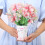 Pop-Up Flower Bouquet Greeting Card, Multicolour, 21x28cm 2