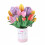 Pop-Up Flower Bouquet Greeting Card, Multicolour, 21x28cm 5