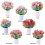 Pop-Up Flower Bouquet Greeting Card, Multicolour, 21x28cm 6