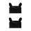 2Pcs Nylon Waterproof Motorcycle Handlebar Covers Easy Install Black 2