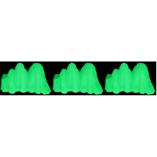 3Pcs Lightweight Plastic Rockery Statue Decorative Fish Tank Decor 2