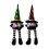 Glowing Black Cat Halloween Ornament with Witch Hat 2